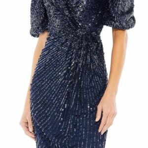Navy sequins dress
